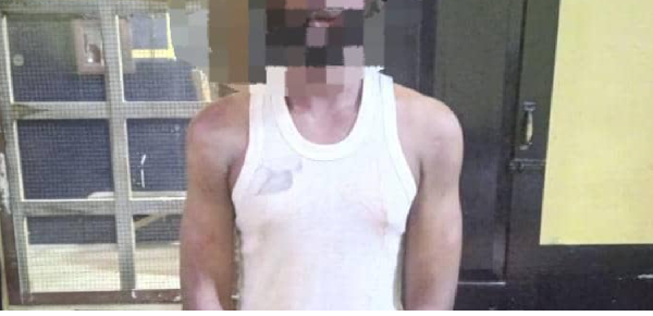 Bright Abotsi, 25 years, was rushed to the Berekum Holy Family Catholic Hospital