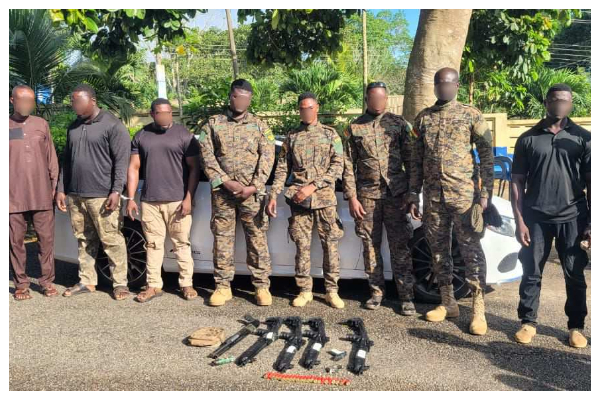 A photo of the suspects