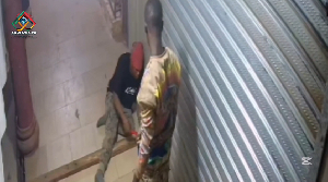 The thieves are said to have made away with a large sum of money and assorted smartphones