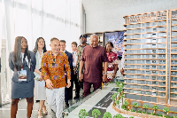 President John Dramani Mahama and Sentuo Group Executive Chairman, Xu Ningquan during the event