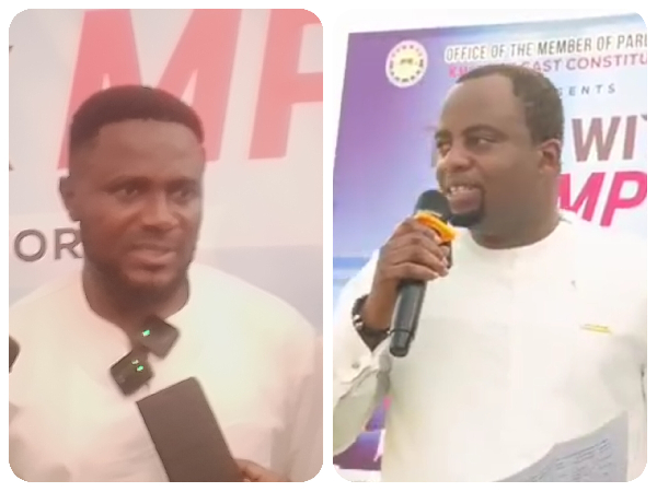 Collaged photos of Kwabre East MP Onyina Acheampong and Subin MP Lawyer Kofi Obiri Yeboah