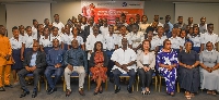 The stakeholders and participants at the breakfast conversation