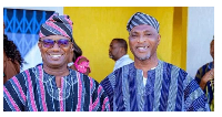 John Abdulai Jinapor (R) in a photograph Mohammed Muntaka Mubarak (R)