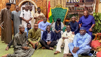 Black Stars Management Committee pictured with the National Chief Imam