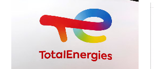The logo of TotalEnergies is seen at the Viva Technology conference