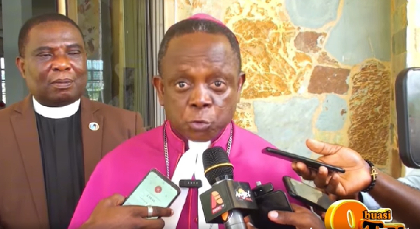 Methodist Bishop of the Obuasi Diocese, Rt. Rev. Baffuor Asamoah Agyei
