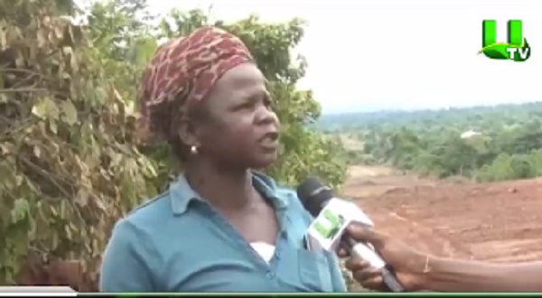 According to the angry farmer, her farm has been destroyed without her notice