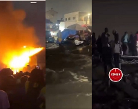 June 3rd (Wednesday) evening experienced floods, fire incident and building collapse