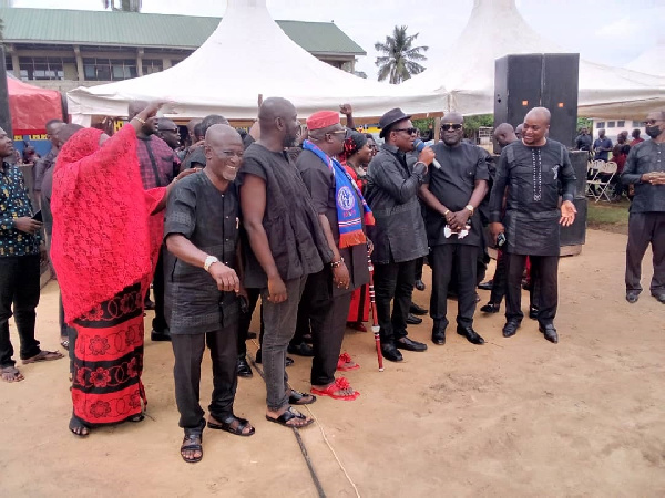 NPP executives at the funeral