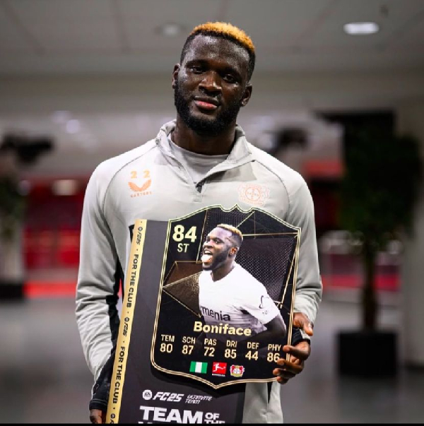 Nigerian striker, Victor Boniface