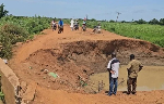 Collapsed Bugri bridge claims the lives of mother and her baby