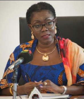 Mrs. Ursula Owusu-Ekuful, Minister for Communications and Digitalisation