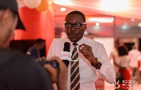 Arnold Asamoah-Baidoo is an entertainment journalist. Credit: Kobby Blay