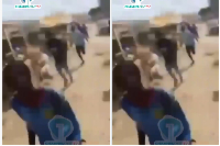 Chaos erupted at the  Adjen Kotoku Onion Market