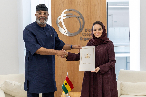 Alhaji Said Sinare and Deema AlYahya when they met