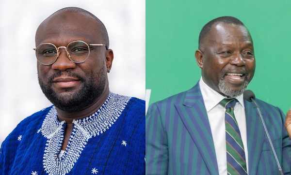 Abdul-Wahab Hanan Aludiba (L) and Dr Dominic Ayine (R)