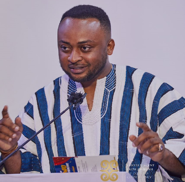 Vincent Ekow Assafuah is a Member of Parliament for Old Tafo