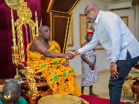 Osagyefo Amoatia Ofori Panin and Dr. Randy Abbey, COCOBOD CEO