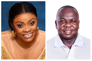 Diana Asamoah and Frank Asiedu Bekoe