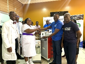 A donation was made to the Neurosurgical Unit at Korle Bu Teaching Hospital
