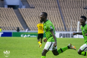 Dreams FC striker John Antwi reacts to facing giants Zamalek in CAF Confederation Cup semifinals