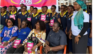 GES has partnered with EcoPeriod Ghana to distribute 200 reusable sanitary pads