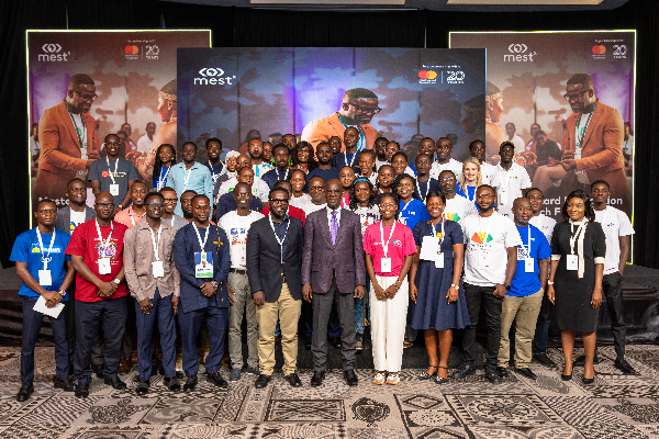 Photo of the third cohort of the Mastercard Foundation EdTech Fellowship