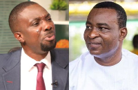 Dennis Miracles Aboagye (L) and Chairman Wontumi (R) are both NPP members