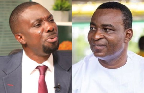 Dennis Miracles Aboagye (L) and Chairman Wontumi (R) are both NPP members