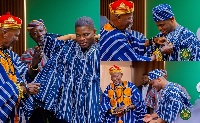 The honour was conferred during a courtesy visit by the traditional ruler to GoldBod