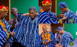 The honour was conferred during a courtesy visit by the traditional ruler to GoldBod