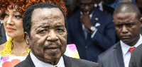 Paul Biya, pictured in April, has been away from Cameroon for nearly 60 days
