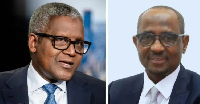 Aliko Dangote (L) and Farouk Ahmed