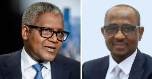 Aliko Dangote (L) and Farouk Ahmed