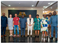 Sentuo Group Limited representatives with Julius Debrah and other senior government officials