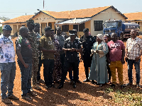 The Prisons Service and the Fire Service jointly received the second cow as their Christmas package