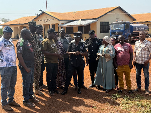 The Prisons Service and the Fire Service jointly received the second cow as their Christmas package
