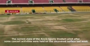 Accra Sports Stadium pitch