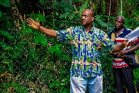 The founder of B-BOVID Farms, Issa Ouedraogo