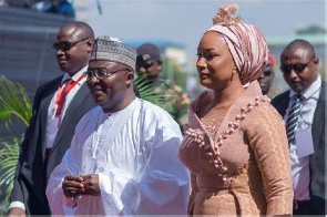 Vice President Dr Mahamudu Bawumia and wife Samira Bawumia