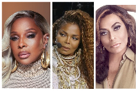 Mary J Blige, Janet Jackson and Tina Knowles