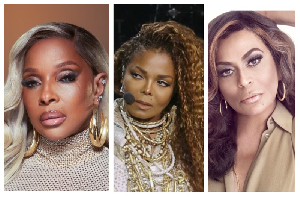 Mary J Blige, Janet Jackson and Tina Knowles