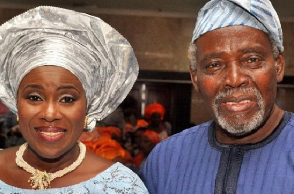 Joke Silva and husband, Olu Jacobs