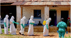 Red Cross volunteers are conducting safe burials for Ebola victims to prevent spreadind of the virus