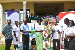 The Nana Affum Mireku Foundation also visited the Maternity Ward of Atibie Government Hospitala