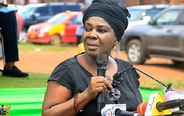 Former Minister for Sanitation and Water Source Cecilia Dapaah