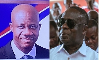 Charles Owusu of the NPP and the NDC's James Gyakye Quayson