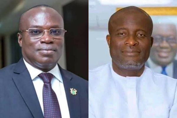Titus-Glover (R) has lambasted former Chief Executive Officer of VALCO Kingsley Aboagye Gyedu (L)