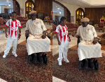 Yaw Dabo visits former president Kufuor