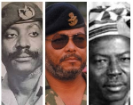 The year Ghana had 3 Heads of State, top military men executions